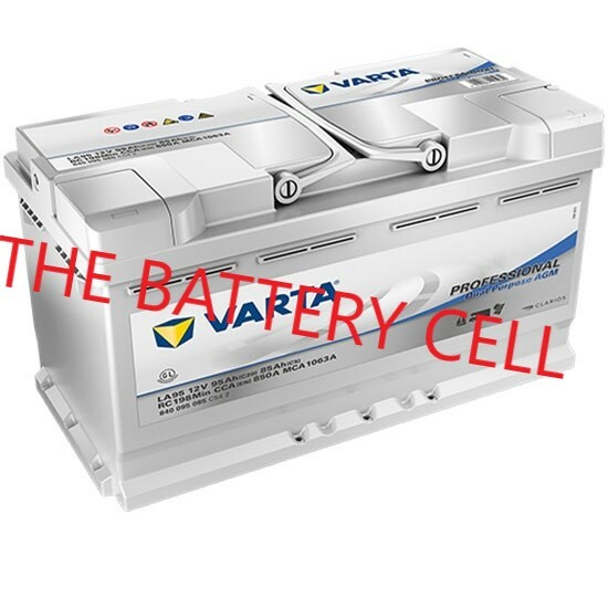 LA95 Varta Professional Dual Purpose AGM Leisure Battery 840 095 085 DIN92  - The Battery Cel