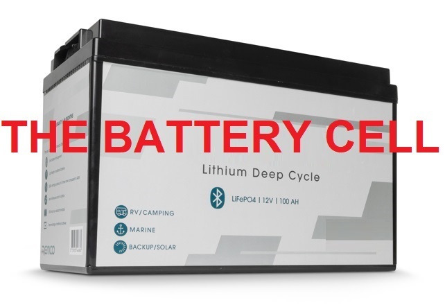 Bluetooth100Ah Lithium Battery,12.8V 100Ah LiFePO4 Deep Cycle Marine  Battery 1280Wh With Bluetooth - Digi Marker