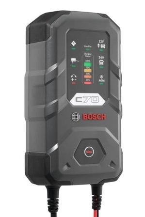 BOSCH 12v and 24v 10a BATTERY CHARGER -SMART CHARGING